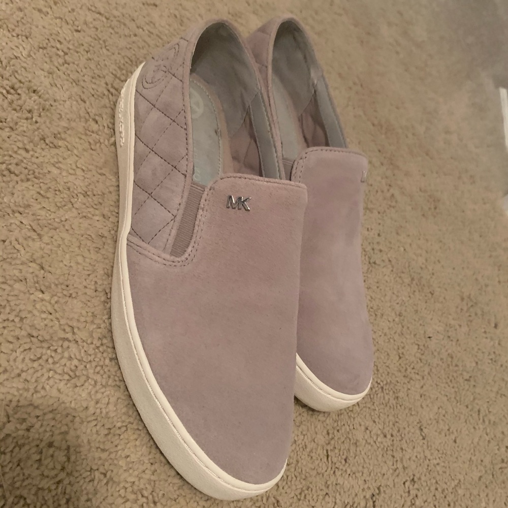 Michael Kors Suede Gray Loafers size 9